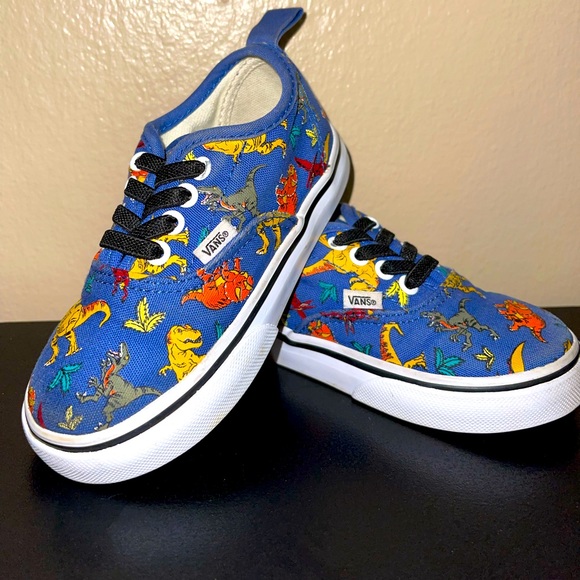 blue dinosaur vans